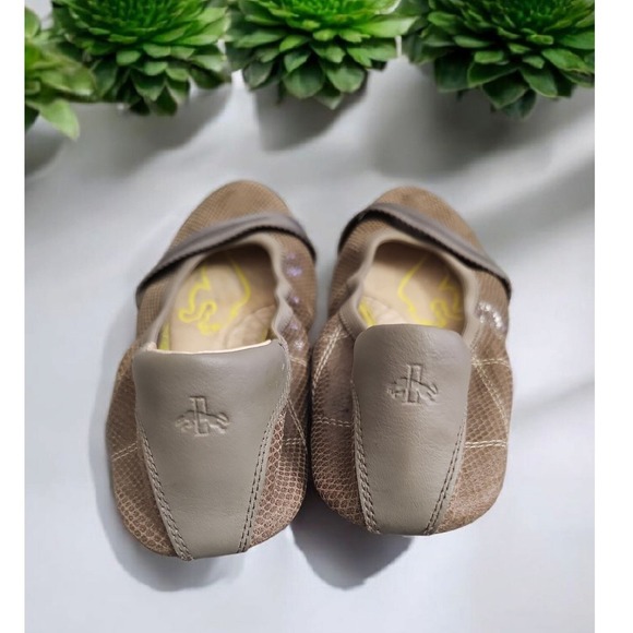 Puma Rhythm Ballet Flats Elastic Strap Comfort Walking Tan Shoes Size US 11 - Picture 5 of 8